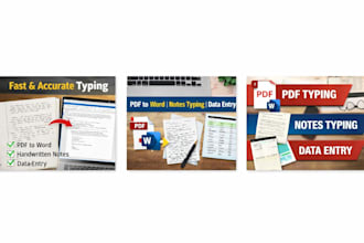 accurate PDF and notes typing