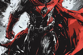 do a superhero comic