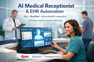 build modmed ai medical receptionist epic ehr ai insight health agentic analytic