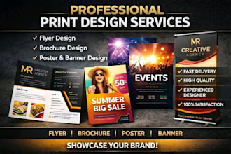 do flyer design, poster design, social media poster, flyer