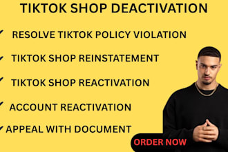write tiktok shop suspension appeal letter for seller reinstatement