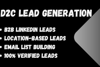 targeted b2b lead generation, business leads,d2c and phantombuster
