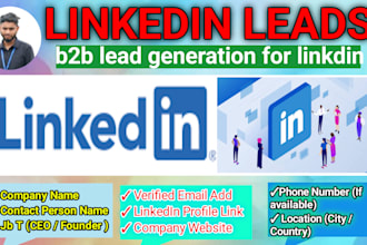 generate high quality linkedin b2b leads for your business