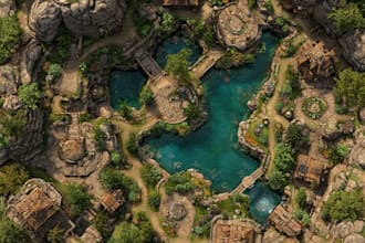 create detailed fantasy cartography game world maps