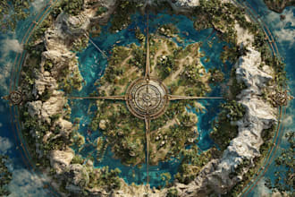 custom fantasy map design for rpgs, games, novels and stories