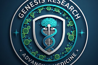 l design a professional and innovative medical research logo