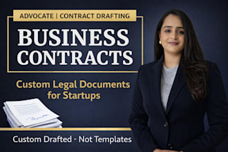 draft business contracts and legal agreements for startups