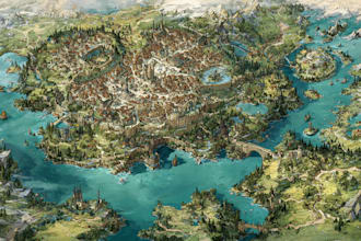 do fantasy maps and city map