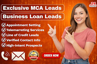 exclusive business loan leads, first hit funding leads for usa