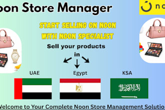 be you noon store manager for uae,ksa and egypt