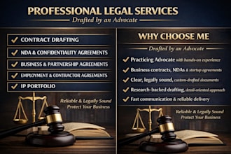 drafting strong contracts and agreements tailored to your business