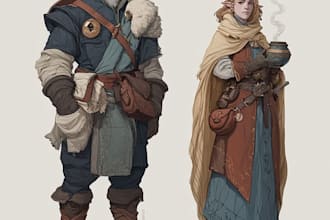 dnd character art and dnd character art