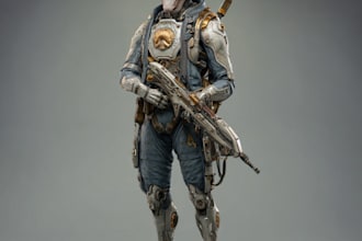 create alien sci fi character design for your project