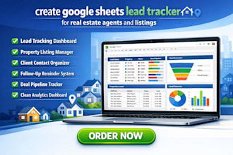 create google sheets lead tracker for real estate agents and listings