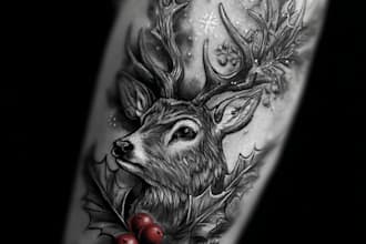 unique realistic tattoo design