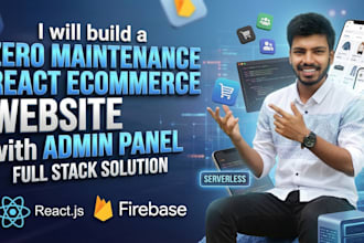 build a zero maintenance ecommerce website with admin panel