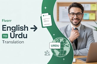 do english to urdu translation and proofreading