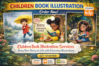 illustrate children story book illustration and children story book illustratio