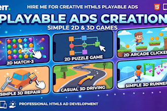 create high converting HTML5 playable ads for your mobile game