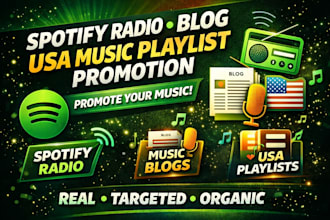 do spotify radio blog usa music playlist promotion