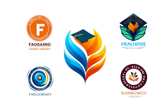 design logo for education, school, college, university