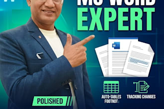 professionally format, edit, and design your ms word document