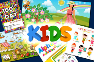 do your kids book activity coloring pages amazon KDP