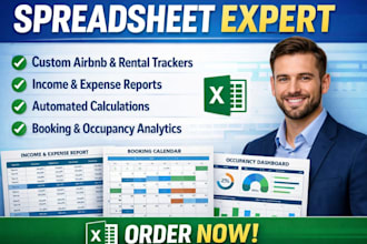 build rental property mileage spreadsheet, airbnb tracker, budget excel template