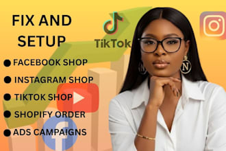 help your shopify store, shopify dropship , facebook shop