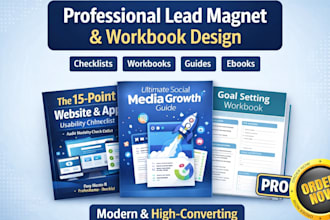 create modern ebook and workbook design