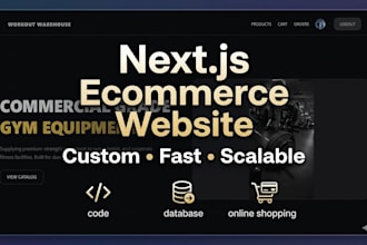 build a modern ecommerce website with secure payment integration