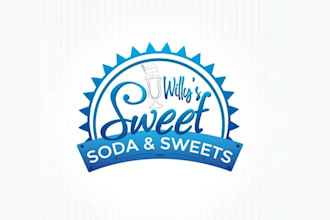 create a high quality fountain sweet logo design