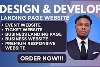 build event website  event ticket website event planning wordpress website