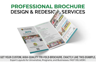 design professional flyer, brochure print ready design