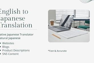 translate english to natural japanese