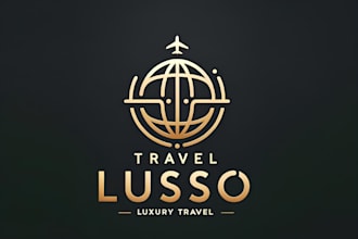 do modern travel, hotel, resort and tourism logo design