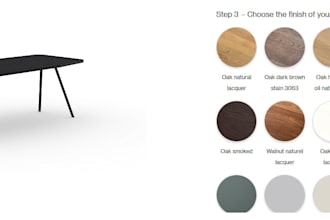 do 2d,3d furniture, table, chair, sofa, configurator on shopify kickflip, zakeke
