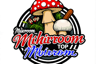 design a creative mushroom logo for your brand or business
