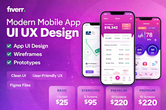 design mobile app UI UX