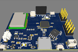 design low power iot pcb with battery charging and wifi ble, efficient regulator