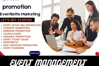 do an eventbrite promotion event marketing conference to a geo targeted audience