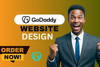 design and customized your godaddy website professional