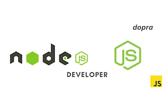 be your node js developer for developing apis and backend