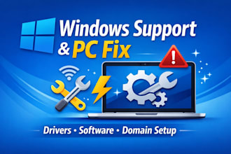 repair windows 10 11, IT support, driver installation, tweak, software repair