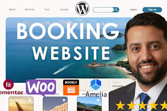 create wordpress booking rental and appointment website