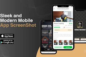 design high converting app screenshots for play store and app store