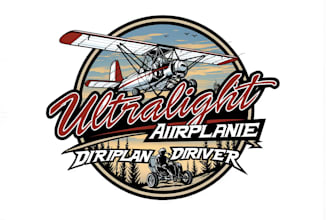design a professional airplane logo for your brand