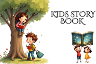 write kids story book, a short story