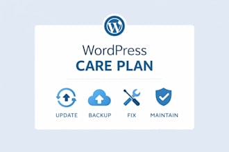 maintain and support your wordpress or woocommerce website monthly