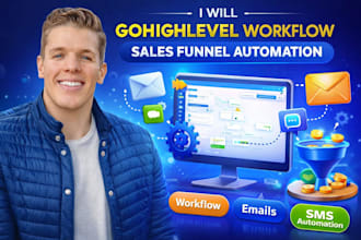gohighlevel workflow gohighlevel sales funnel workflow emails SMS automation